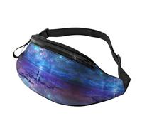 Northern Lights Waist Bag Bumbags for Men Women, Print Polyester Waist Pack for Travel Walking Sport with Adjustable Strap