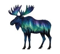 Northern Lights Wild Animals DIY Pre-Cut Fabric Craft Natural Style