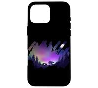 Northern Lights with Polar Bears Case for iPhone 16 Pro Max
