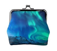 Northern Lights1 Printing Lightweight Coin Purse, Minimalist Wallet for Coffee Runs and Local Outings