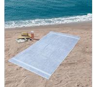 Northern Luxe 1 Piece Jumbo Bath Sheet - 600 GSM Egyptian Cotton, Ultra Soft, Absorbent & Durable Towel (Light Blue, 90 x 170 cm)