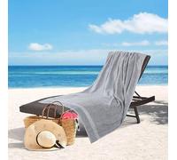 Northern Luxe 1 Piece Jumbo Bath Sheet - 600 GSM Egyptian Cotton, Ultra Soft, Absorbent & Durable Towel (Silver, 90 x 170 cm)