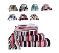 Northern Luxe 100% Egyptian Cotton Royal Victorian Stripe Towel Set - Soft & Highly Absorbent 550 GSM Face, Hand, Bath Towels & Bath Sheets for Home, Gym, or Spa (Stripe Pink, Bath Sheet)