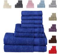 Northern Luxe 8 Piece 100% Egyptian Cotton Towels Bale Set - Super Soft, Durable & Ultra Absorbent Quality Face/Hand/Bath Towel 600gsm (Royal Blue)