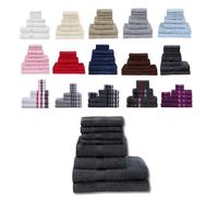 Northern Luxe 8-Piece Towel Bale Set - Includes 4 Face Towels, 2 Hand Towels & 2 Bath Towels - 600 GSM Egyptian Cotton, Ultra Soft, Absorbent & Durable - Charcoal