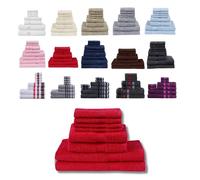 Northern Luxe 8-Piece Towel Bale Set - Includes 4 Face Towels, 2 Hand Towels & 2 Bath Towels - 600 GSM Egyptian Cotton, Ultra Soft, Absorbent & Durable - Red