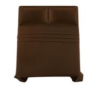 Northern Luxe Flannelette Fitted Sheet (FULL SET - FITTED SHEET + FLAT SHEET + PILLOWCASES) 100% Brushed Cotton Beautiful Bedding Set Soft Cosy Bedsheet Easy Care 160 GSM (Brown, Double Full Set)