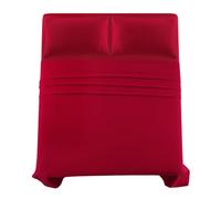 Northern Luxe Flannelette Fitted Sheet (FULL SET - FITTED SHEET + FLAT SHEET + PILLOWCASES) 100% Brushed Cotton Beautiful Bedding Set Soft Cosy Bedsheet Easy Care 160 GSM (Red, Double Full Set)