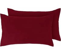 Northern Luxe Flannelette (PAIR OF PILLOWCASES) 100% Brushed Cotton Beautiful Bedding Set Soft Cosy Bedsheet Easy Care 160 GSM (Red, Extra Pair Of Pillowcase)