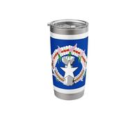 Northern Mariana Islands Flag, Current Flag Stainless Steel Insulated Tumbler