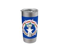 Northern Mariana Islands Flag, Current Flag Stainless Steel Insulated Tumbler