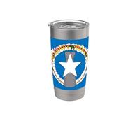 Northern Mariana Islands Flag Stainless Steel Insulated Tumbler