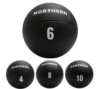 =NORTHERN= Medicine Ball for Home Gym Fitness Training, Core Strength, Abs, Throwing & Muscle Toning Workouts, Durable Exercise Equipment, 4kg-10kg Range