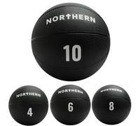 =NORTHERN= Medicine Ball for Home Gym Fitness Training, Core Strength, Abs, Throwing & Muscle Toning Workouts, Durable Exercise Equipment, 4kg-10kg Range
