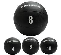 =NORTHERN= Medicine Ball for Home Gym Fitness Training, Core Strength, Abs, Throwing & Muscle Toning Workouts, Durable Exercise Equipment, 4kg-10kg Range