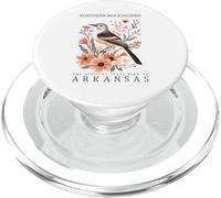 Northern Mockingbird Arkansas State Bird Art PopSockets PopGrip for MagSafe
