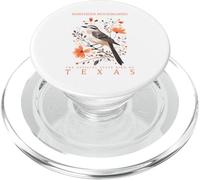 Northern Mockingbird Texas State Bird Illustration PopSockets PopGrip for MagSafe