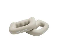 NORTHERN Natural Stone Hand Dumbbells Pair, D-Shaped Boxing Exercise Weights 0.5kg-4kg, Home Gym Strength Training Weights for Fitness, Aerobics, Yoga & Toning (2 x 2kg)