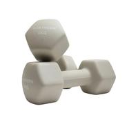 Northern Natural Stone Neoprene Hex Dumbbells Pair, 1kg-8kg Hand Weights for Home Gym Strength Training, Non-Slip Hexagonal Dumbbells for Fitness, Aerobics, Yoga & Toning (8kg x 2)