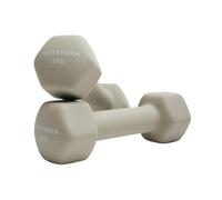 Northern Natural Stone Neoprene Hex Dumbbells Pair, 1kg-8kg Hand Weights for Home Gym Strength Training, Non-Slip Hexagonal Dumbbells for Fitness, Aerobics, Yoga & Toning (2kg x 2)