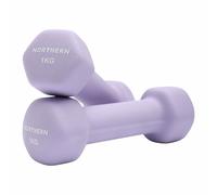Northern Neoprene Hex Dumbbells Lavender - 2 x 1kg