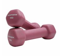 Northern Neoprene Hex Dumbbells Pink - 2 x 1kg
