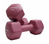 Northern Neoprene Hex Dumbbells Pink - 2 x 7kg