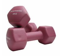 Northern Neoprene Hex Dumbbells Pink - 2 x 8kg