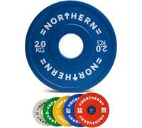 NORTHERN Olympic Rubberised Fractional Weight Change Plates, Micro Increment Weight Plate Discs for Cross Fitness, Deadlifts & Strength Training, 0.25kg, 0.5kg, 1kg, 1.5kg, 2kg, 2.5kg Pair