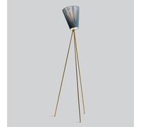 Northern Oslo Wood floor lamp gold/green