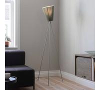 Northern Oslo Wood floor lamp grey/olive green