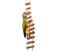 Northern Parrots Natural Log Ladder Bridge Parrot Climbing Toy - Large
