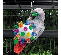 Northern Parrots Super Binkies Hanging Acrylic Whiffle Ball Parrot Toy Large