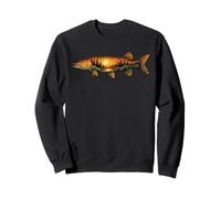Northern Pike Carp Fishing Sunset Nature Landscape Sweatshirt