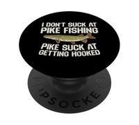 Northern Pike Fishing Trophy Pikes Pike Hunter PopSockets Adhesive PopGrip