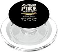 Northern Pike Fishing Trophy Pikes Pike Hunter PopSockets PopGrip for MagSafe