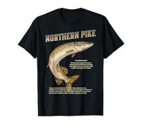 Northern Pike Fresh Water Lake & River Fishing Enthusiast Value Graphic T-Shirt