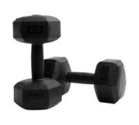 NORTHERN Plastic Hex Dumbbell Set, Anti-Slip & Anti-Roll Hexagonal Dumbbells Pair for Weight Lifting, Strength Training, Body Toning & Home Gym Workouts, 1-10kg Set (5, Kilograms, 0, pounds)