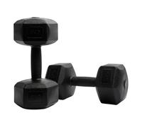 NORTHERN Plastic Hex Dumbbell Set, Anti-Slip & Anti-Roll Hexagonal Dumbbells Pair for Weight Lifting, Strength Training, Body Toning & Home Gym Workouts, 1-10kg Set (6, Kilograms, 0, pounds)
