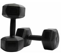 NORTHERN Plastic Hex Dumbbell Set Dumbbells Pair Anti Slip & Anti Roll Hexagonal Weight Lifting Exercise Strength Training Home Gym 2kg, 5kg, 6kg, 8kg, 10kg (1, Kilograms, 0, pounds)