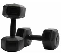 NORTHERN Plastic Hex Dumbbell Set Dumbbells Pair Anti Slip & Anti Roll Hexagonal Weight Lifting Exercise Strength Training Home Gym 2kg, 5kg, 6kg, 8kg, 10kg (7, Kilograms, 0, pounds)