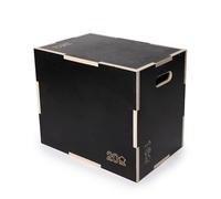 NORTHERN Plyometric Jump Box Wood Plyo Box Premium Exercise Step Power Strength Cross Training Home Gym Fitness Workout Equipment Aerobic Platform Jump Training 3 in 1 Wooden Plyobox