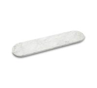 Northern Podium tray 65 cm Mixed white marble