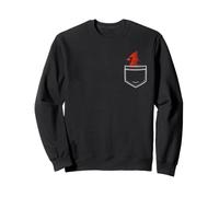 Northern Red Cardinal Bird in The Pocket Cardinalidae Sweatshirt