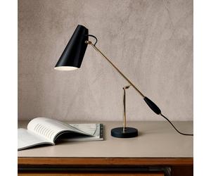 Northern Retro table lamp Birdy in black/brass