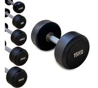 NORTHERN Round Dumbbell Set 2.5kg-30kg Pair - Rubber-Coated Weights with Knurled Grip Handles for Strength Training, Weightlifting & Home Gym Workouts