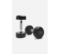 NORTHERN Rounded Dumbbells Set Heavy Weights Round Dumbbell Circular Rubber Dumbell for Weightlifting Bodybuilding Exercise Fitness Workout Training Home Gym Biceps 2.5-30kg Pair Set (2 x 5kg)