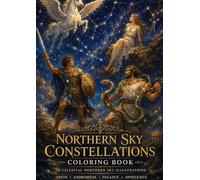 Northern Sky Constellations Coloring Book: 38 Celestial Northern Sky Illustrations (Celestial Constellations Coloring Series)