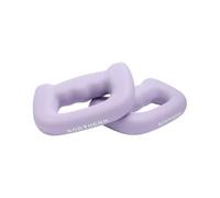 NORTHERN Soft Lavender Hand Dumbbells Pair, D-Shaped Boxing Exercise Weights 0.5kg-4kg, Home Gym Strength Training Weights for Fitness, Aerobics, Yoga & Toning (2 x 2kg)