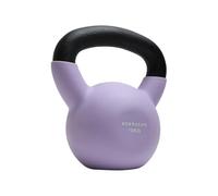 NORTHERN Soft Lavender Neoprene Coated Cast Iron Kettlebell, 4kg-12kg Strength Training Weight, Flat Base, Durable Non-Slip Grip Kettle Bells for Fitness, Cross Training, & Conditioning (10kg)